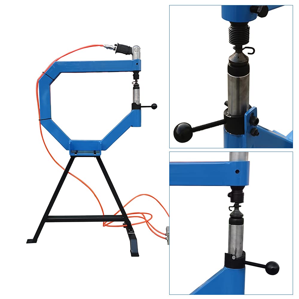 4" Throat Pneumatic Planishing Hammer with Cast Iron Stand W925