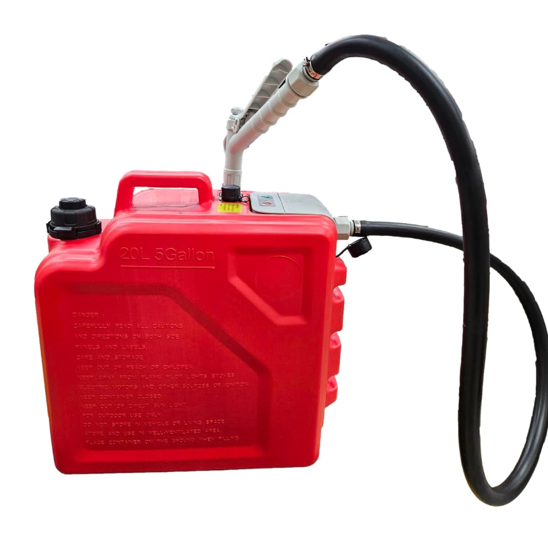 Fuel Transfer Pump with 5-Gallon Gas Can L9603