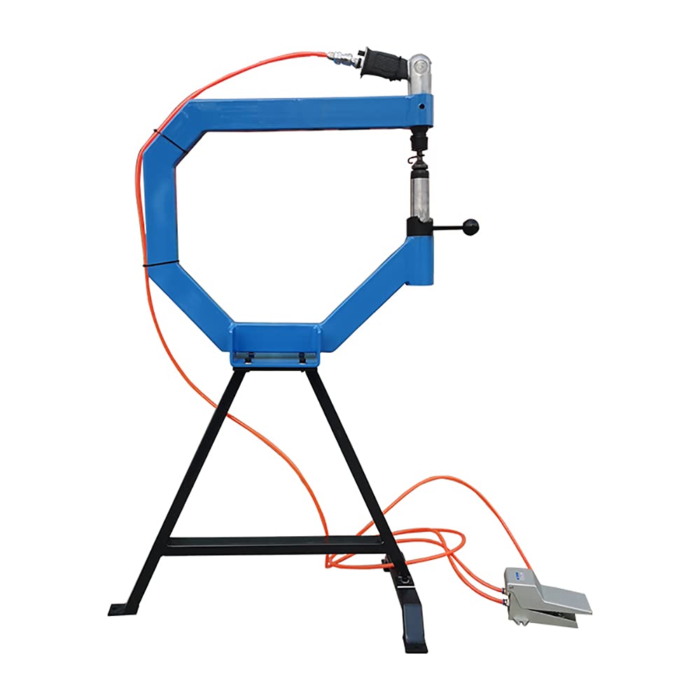 4" Throat Pneumatic Planishing Hammer with Cast Iron Stand W925