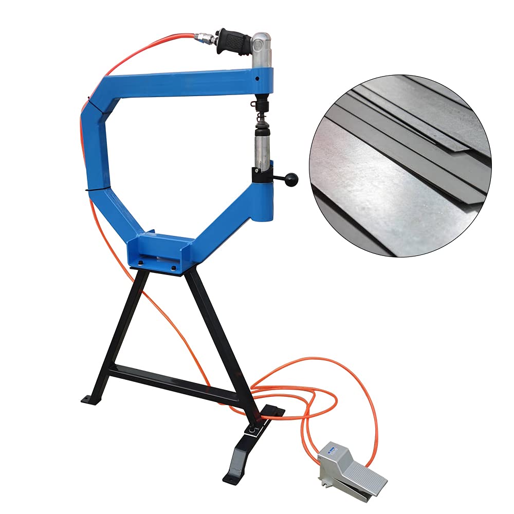 4" Throat Pneumatic Planishing Hammer with Cast Iron Stand W925