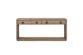 Oak Console Table with Drawers and Storage T6198