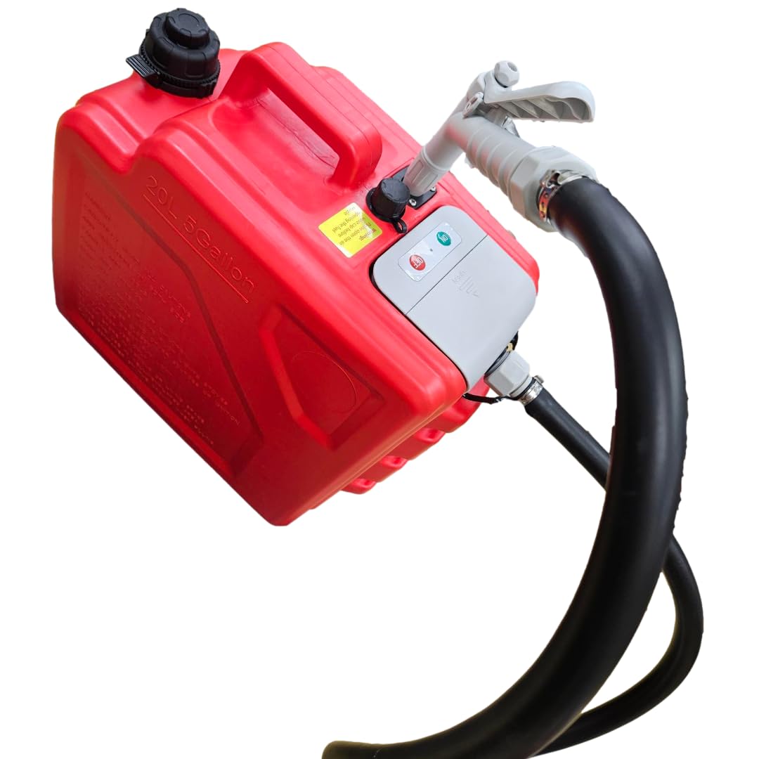 Fuel Transfer Pump with 5-Gallon Gas Can L9603