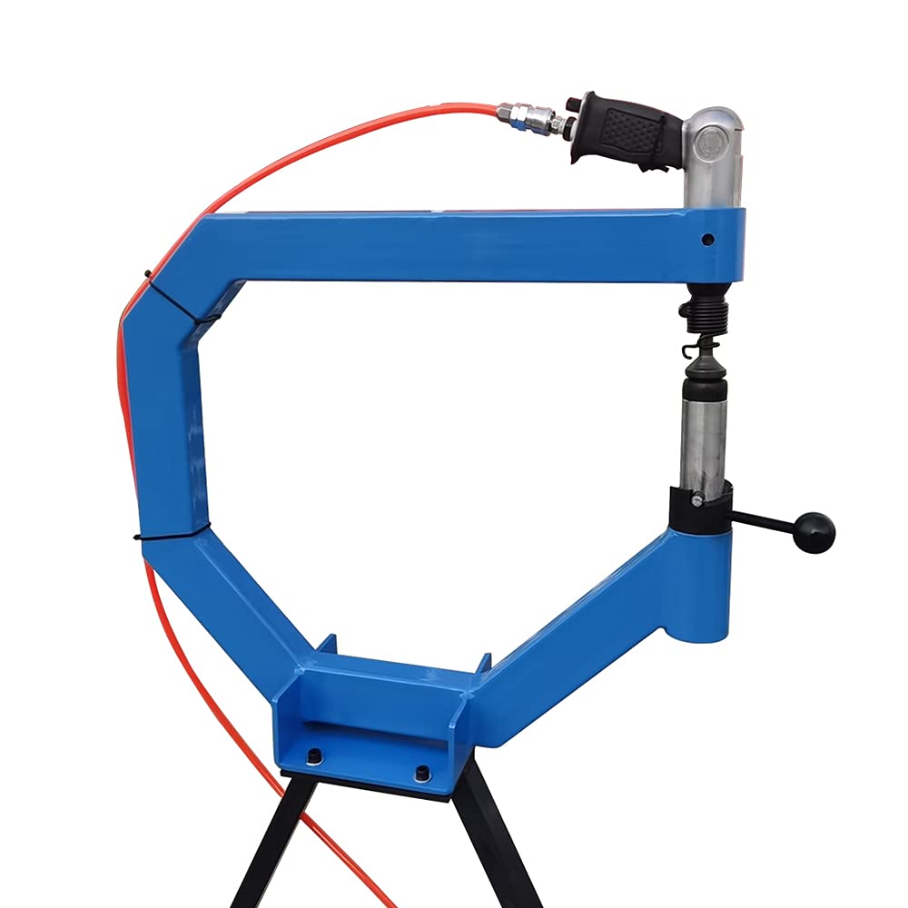 4" Throat Pneumatic Planishing Hammer with Cast Iron Stand W925