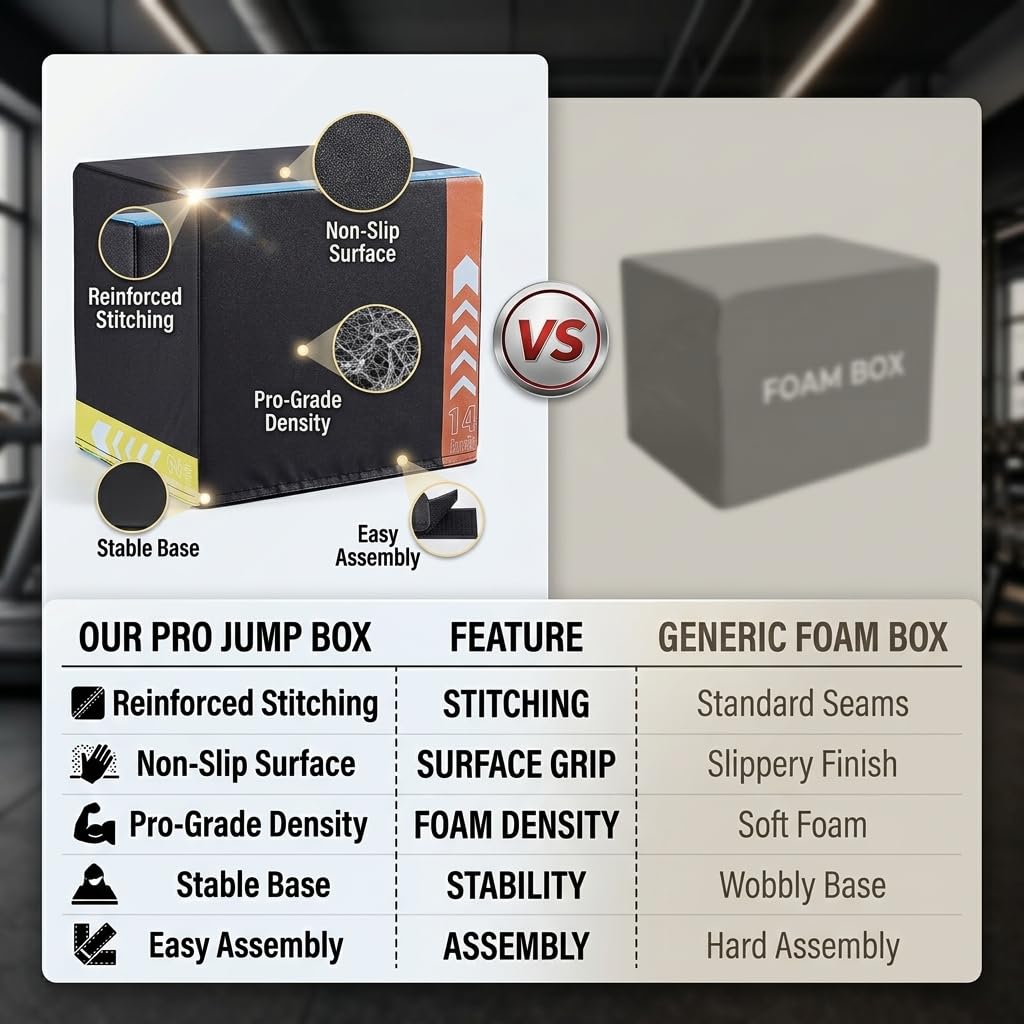 3-in-1 Plyometric Box N174