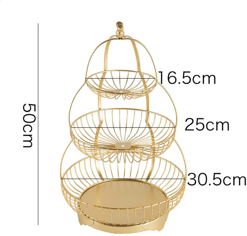 3-Tier Metal Fruit Basket V333