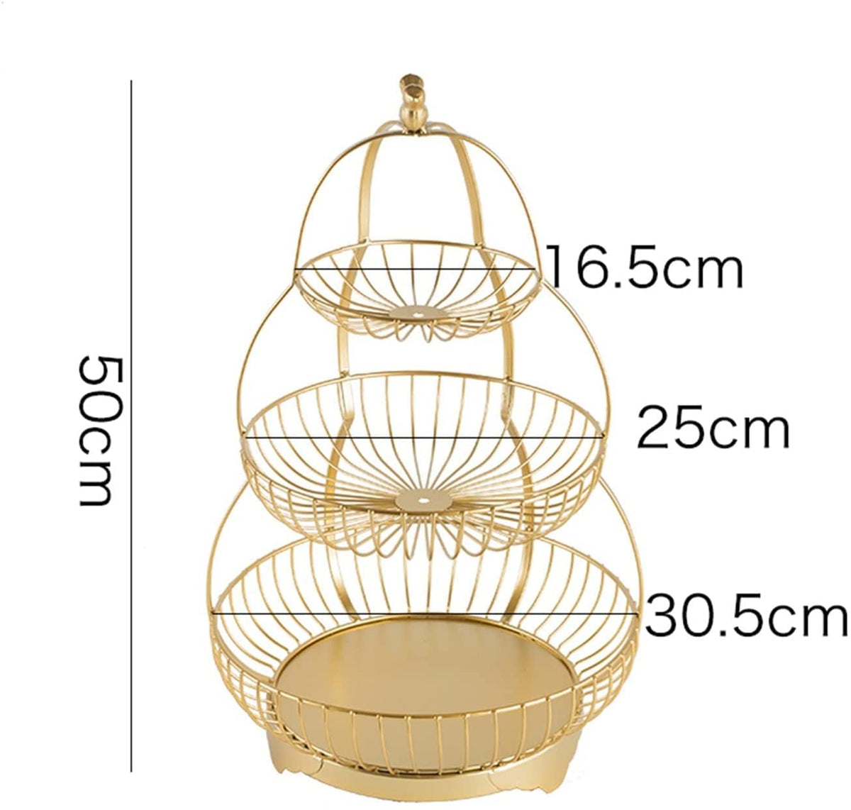 3-Tier Metal Fruit Basket V333