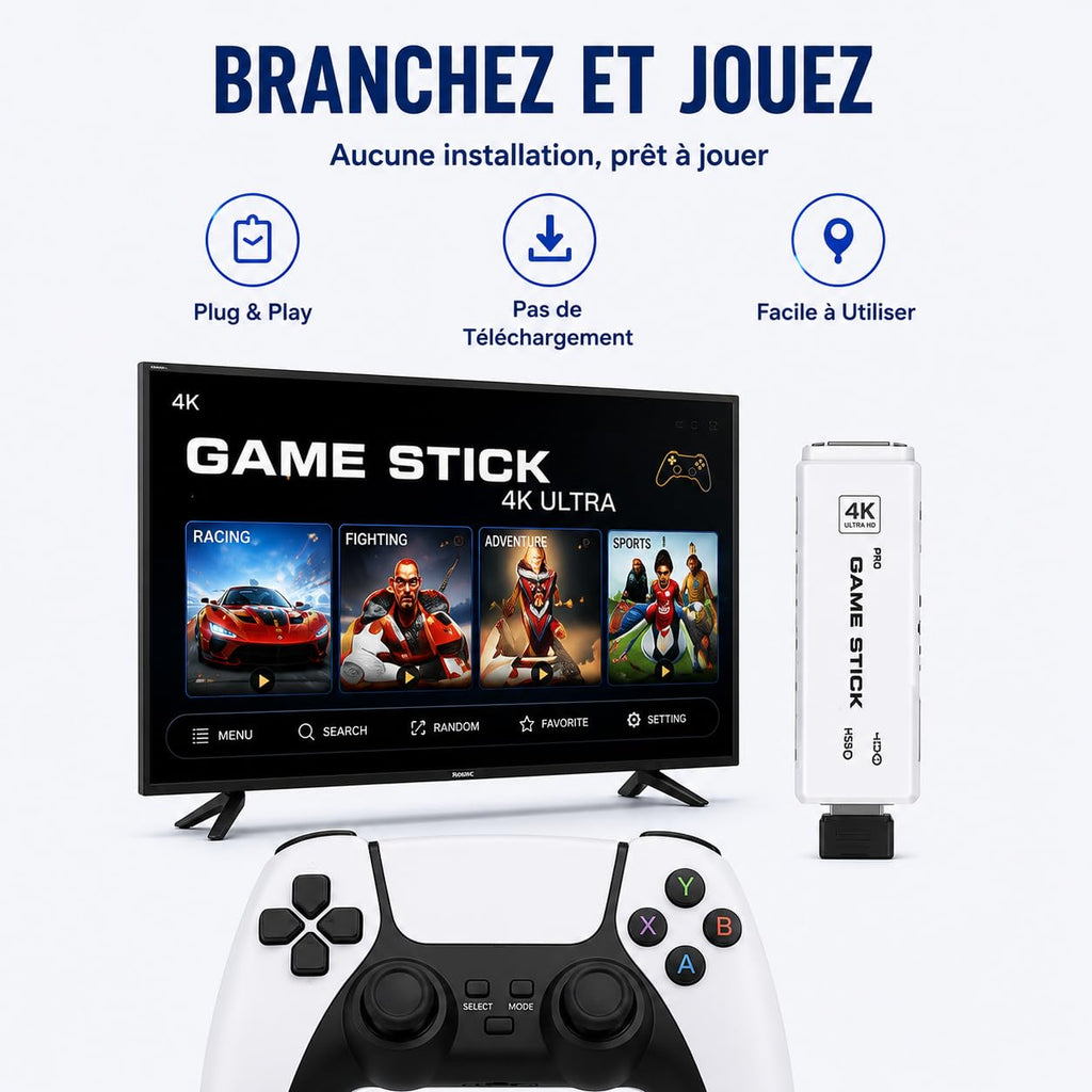 Retro Gaming Console 4K HDMI with 20,000+ Built-in Classic Video Games K35059