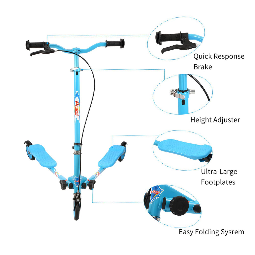 3 Wheels Drifting Scooter with Adjustable Height & Foldable H9968