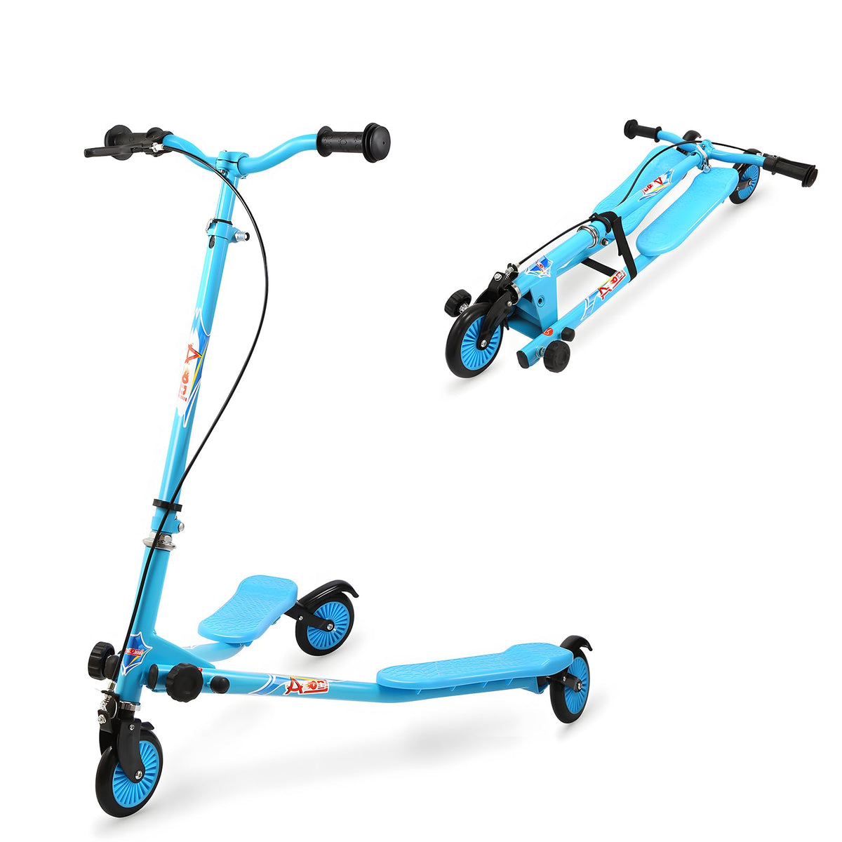 3 Wheels Drifting Scooter with Adjustable Height & Foldable H9968