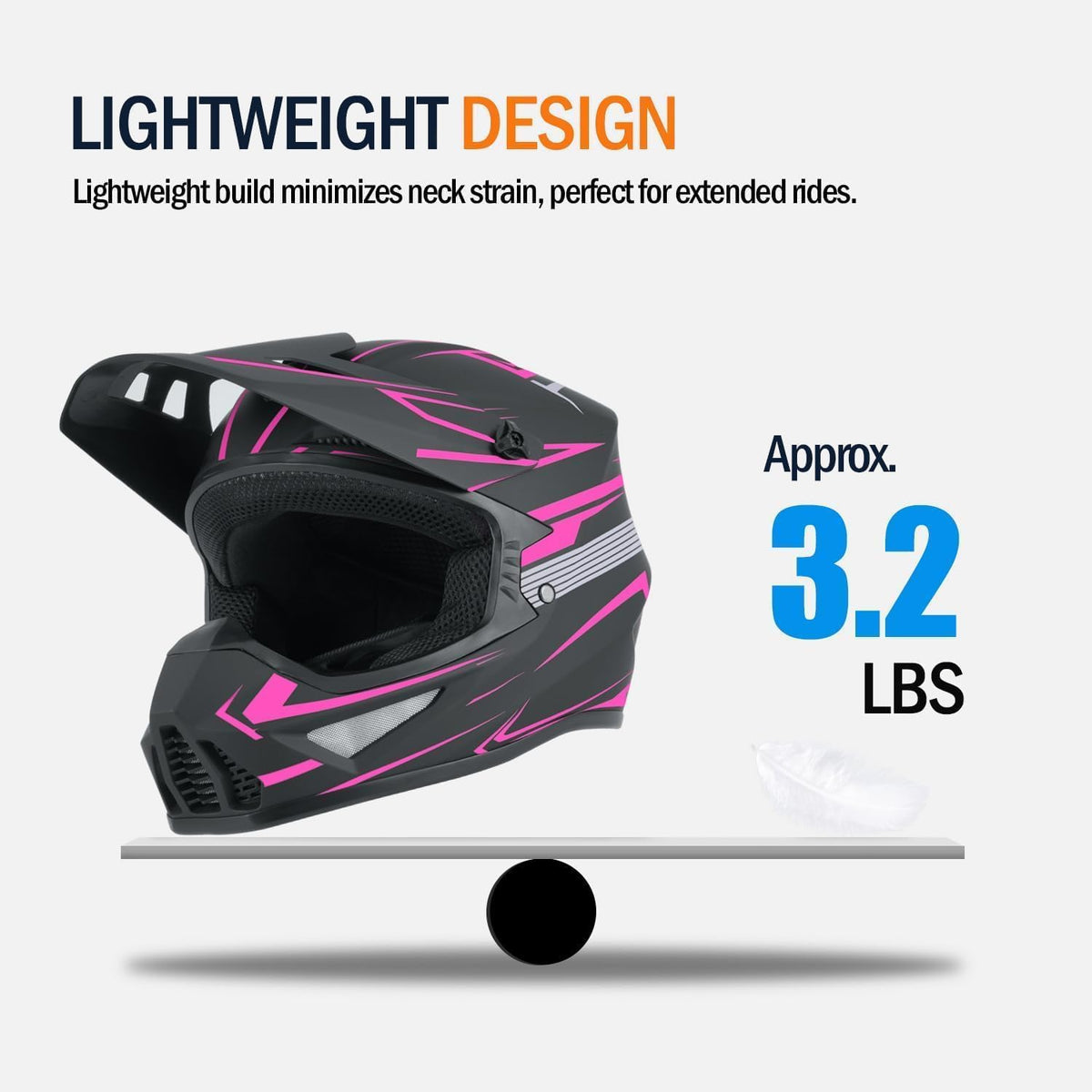 DOT Approved Motocross Helmet L356836