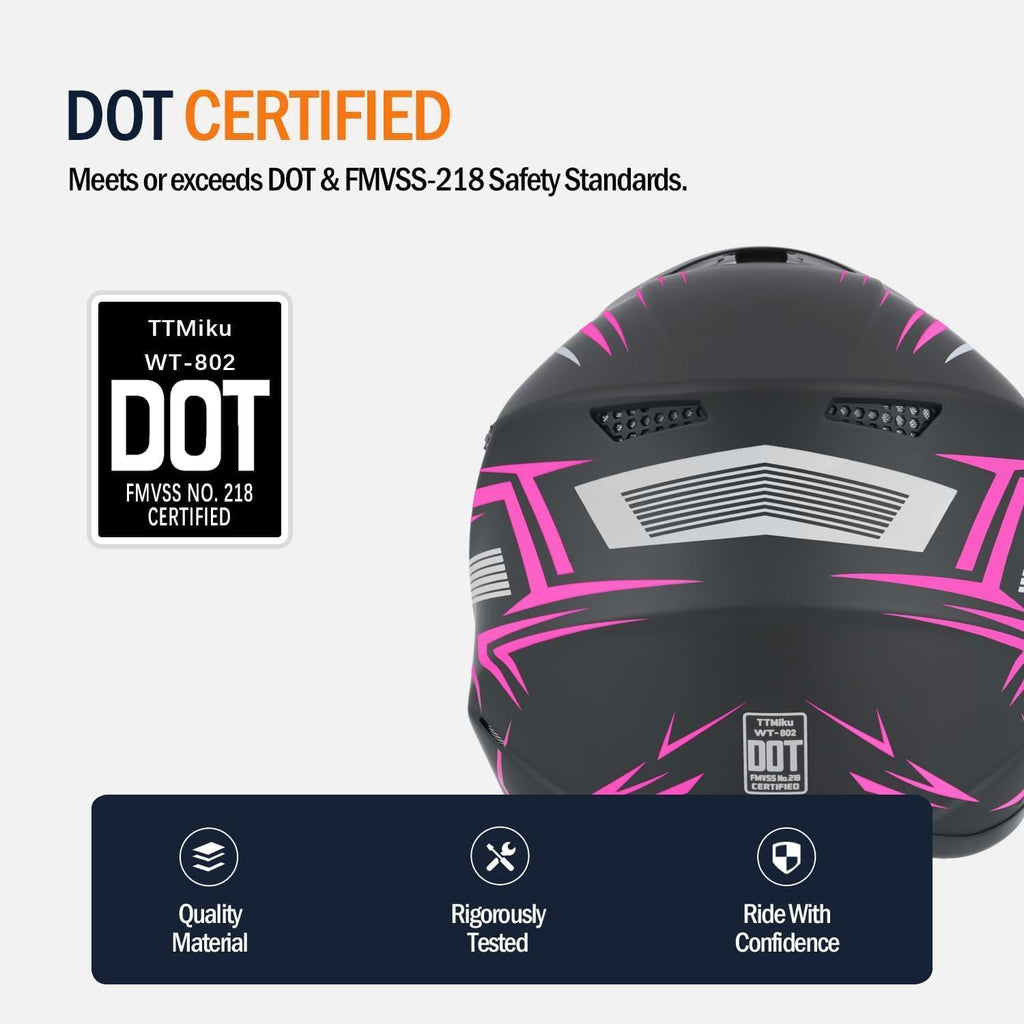 DOT Approved Motocross Helmet L356836