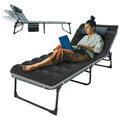 5-Position Folding Camping Cot with Mattress R8390