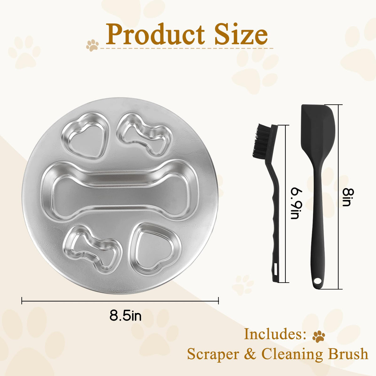 Stainless Steel Slow Feeder Dog Bowls W120799