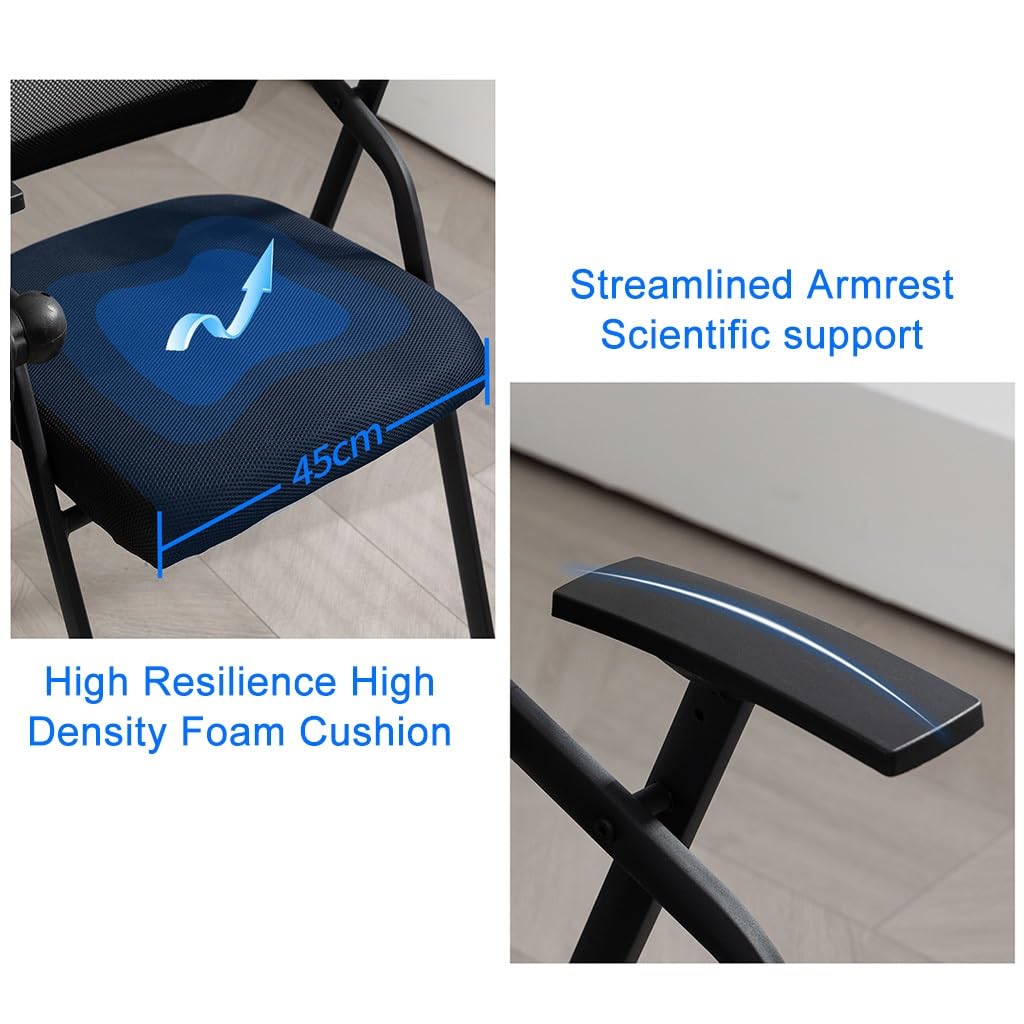 Mesh Office Chair with Lumbar Support and Desk Y822
