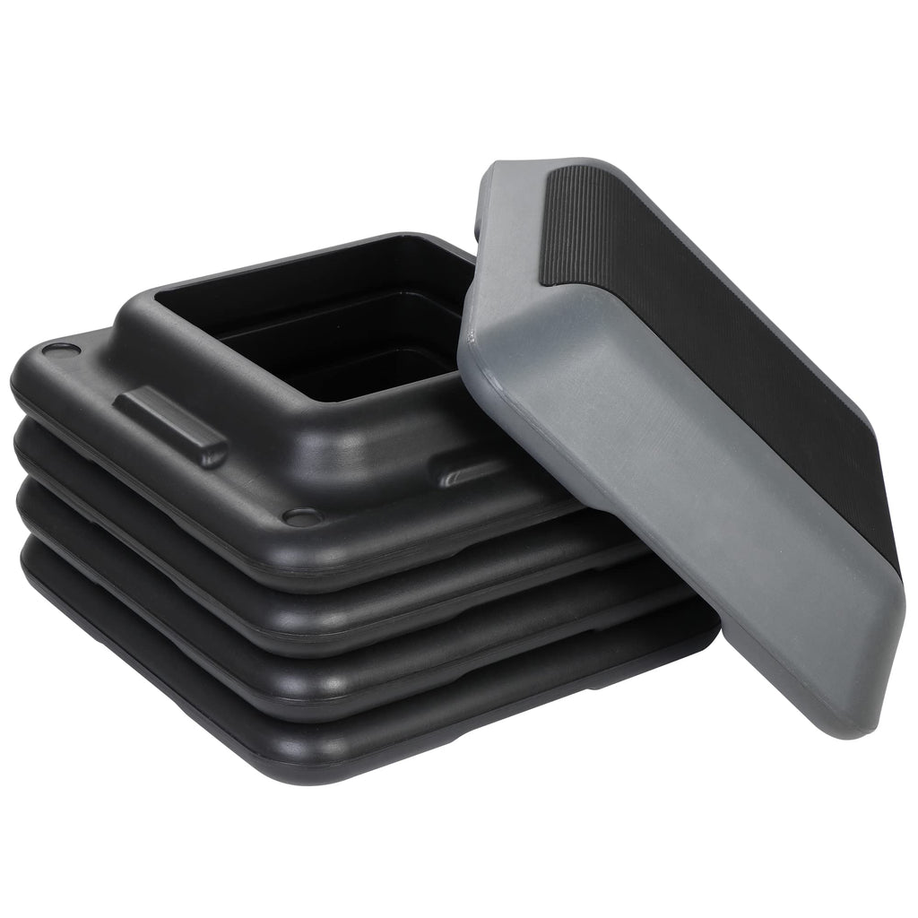 Height Adjustable Step Aerobic Platform with 4 Risers C5350