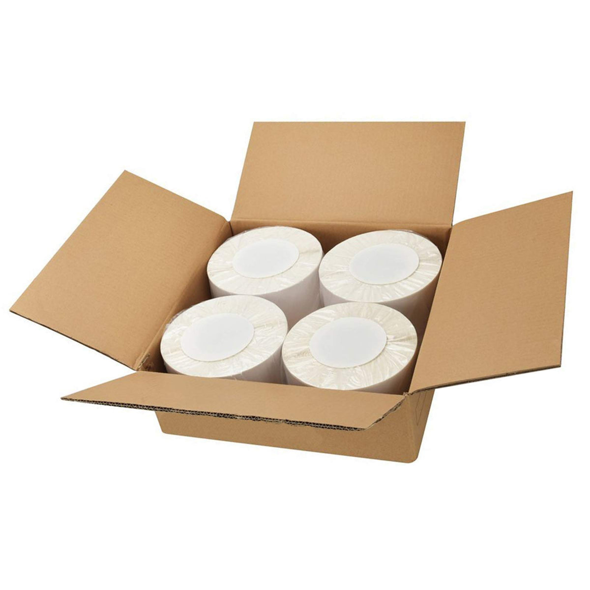 4"x 6" Direct Thermal Labels, 4 Rolls, 4000 Labels D712576