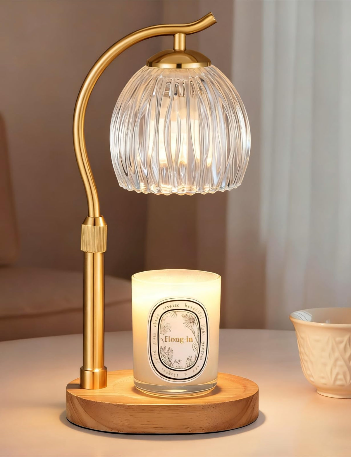 Candle Warmer Lamp with 2 Bulbs T316593