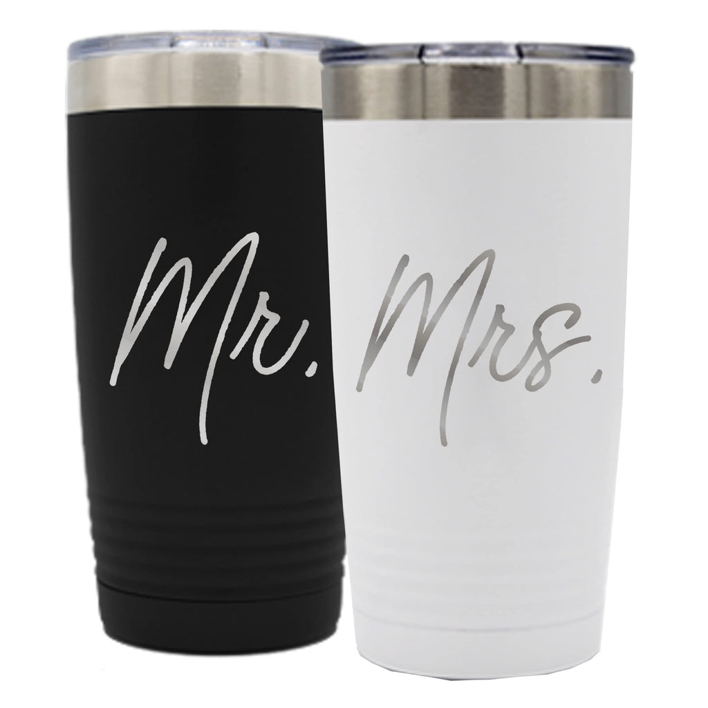 Set of 2 Stainless Steel Double Wall Vacuum Insulated Travel Tumbler B544428