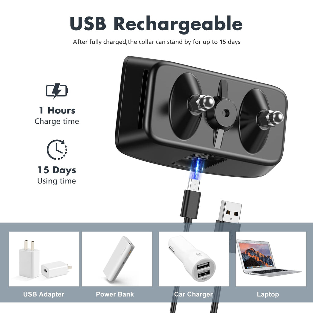 Rechargeable Anti Barking Training Collar B1212