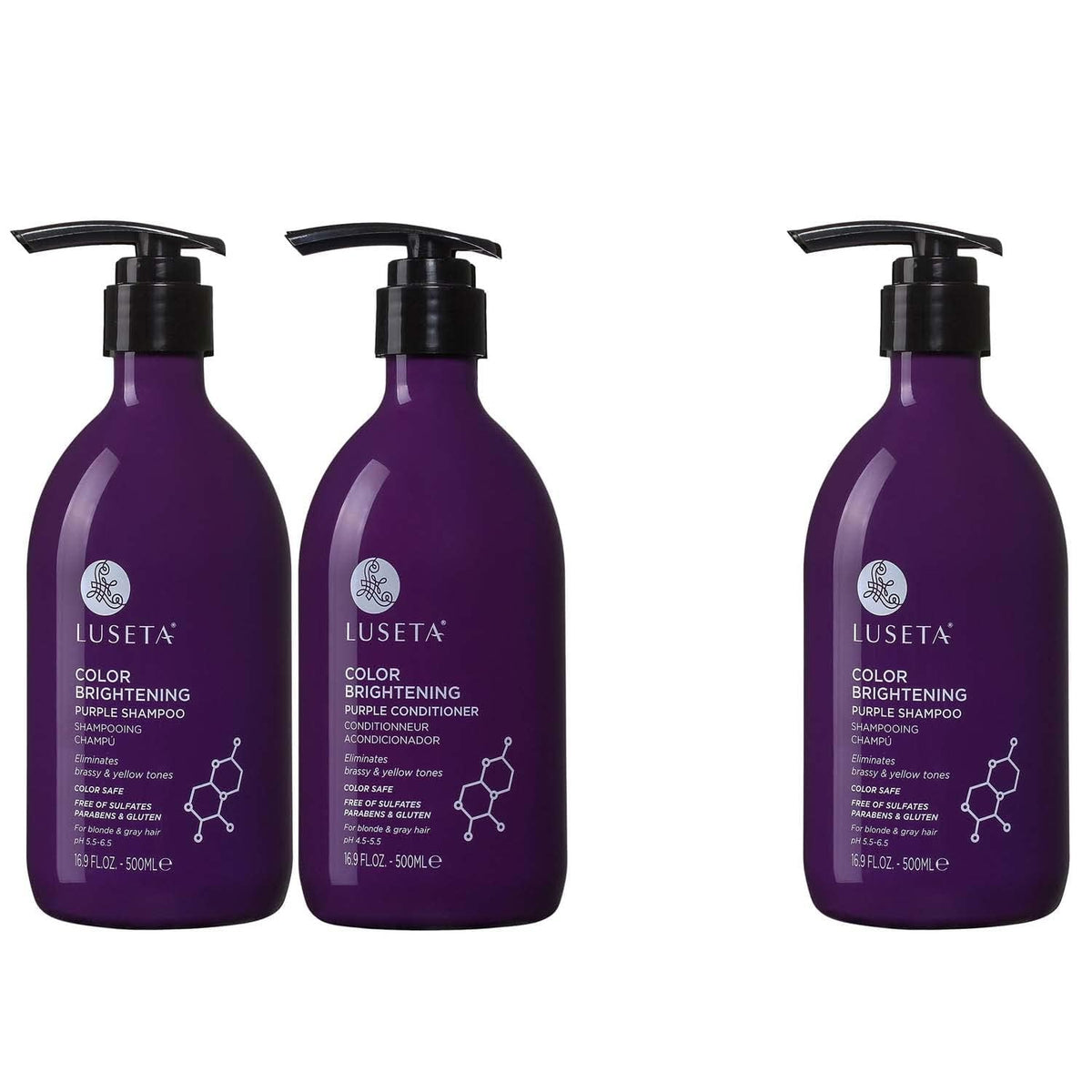 Purple Shampoo & Conditioner Set 16.9 oz N990039