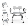 Heavy Duty Shower Chair with Arms and Back Z383