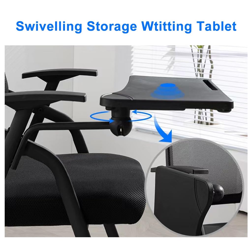 Mesh Office Chair with Lumbar Support and Desk Y822