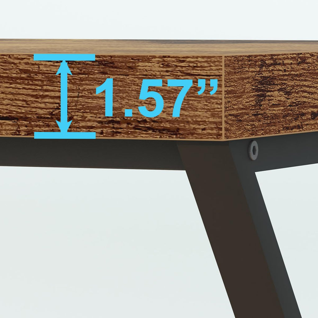 47" Rustic Brown Computer Desk I1144