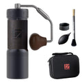 Manual Coffee Grinder Iron Gray Conical Burr Foldable Handle R9638