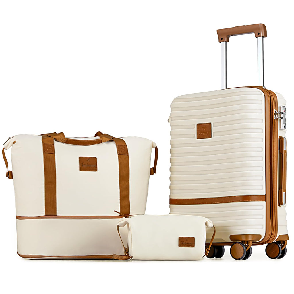 20 Inch Expandable Spinner Wheel Hard Shell Luggage Set with TSA Lock W6235