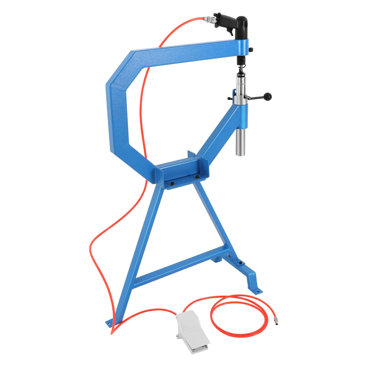 Pneumatic Planishing Hammer Metal Shrinker Stretcher with Stand & Pedal Y282