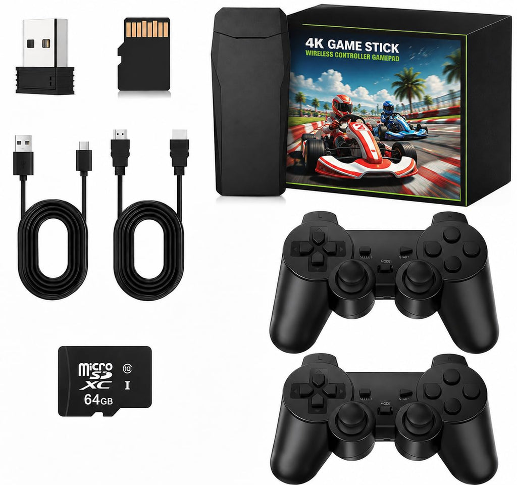 Retro Gaming Console 4K HDMI with 20,000+ Built-in Classic Video Games K35059
