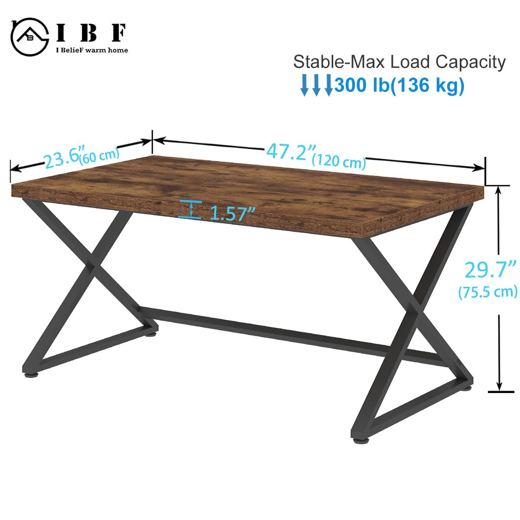 47" Rustic Brown Computer Desk I1144