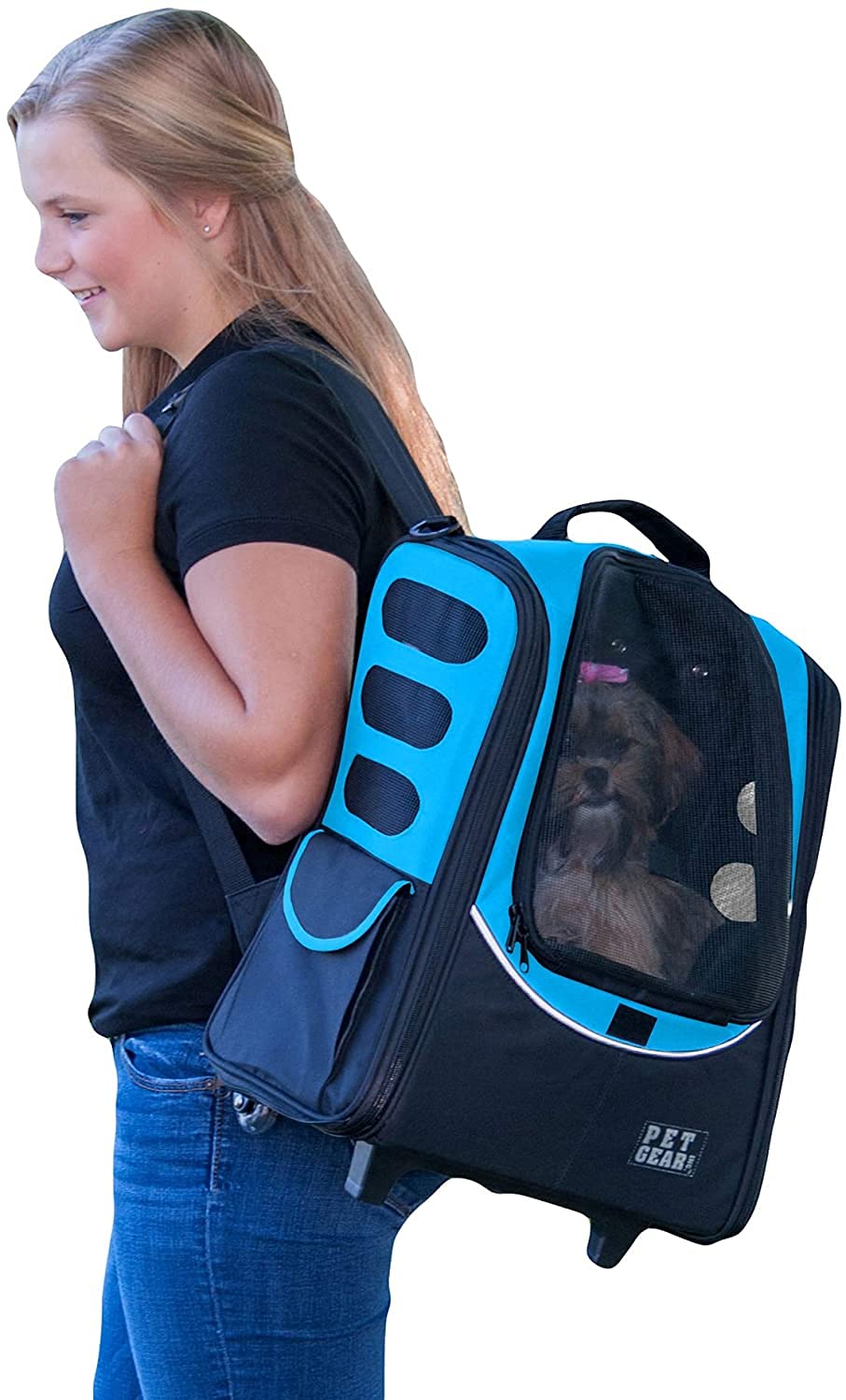 Ocean Blue Pet Backpack J3497