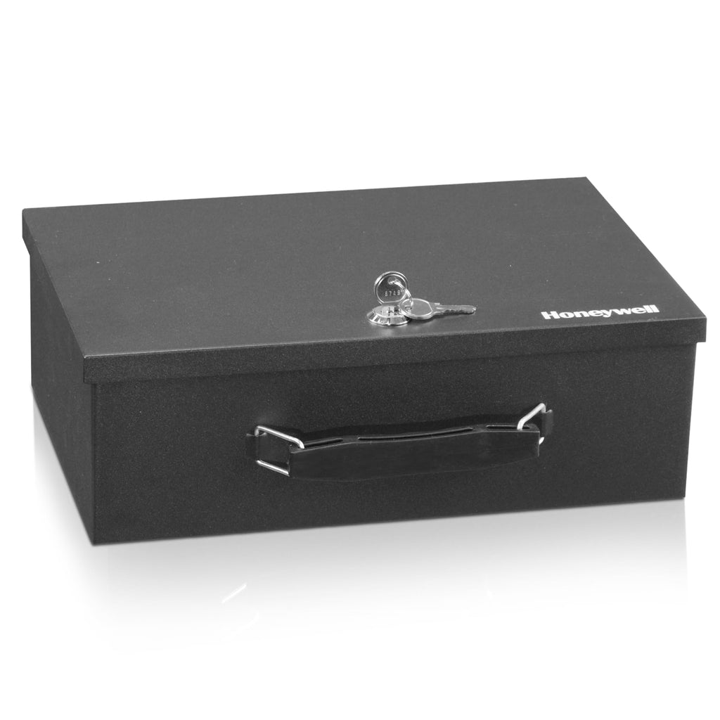 Black Steel Safe Box with Keys Y12085