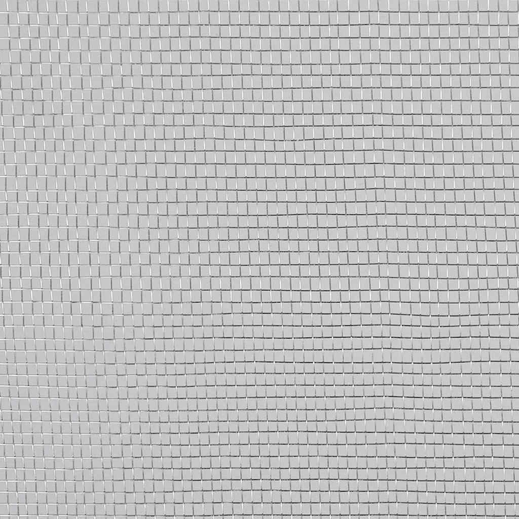 Aluminum Mesh Screen 39.4x196.9 in Silver D953