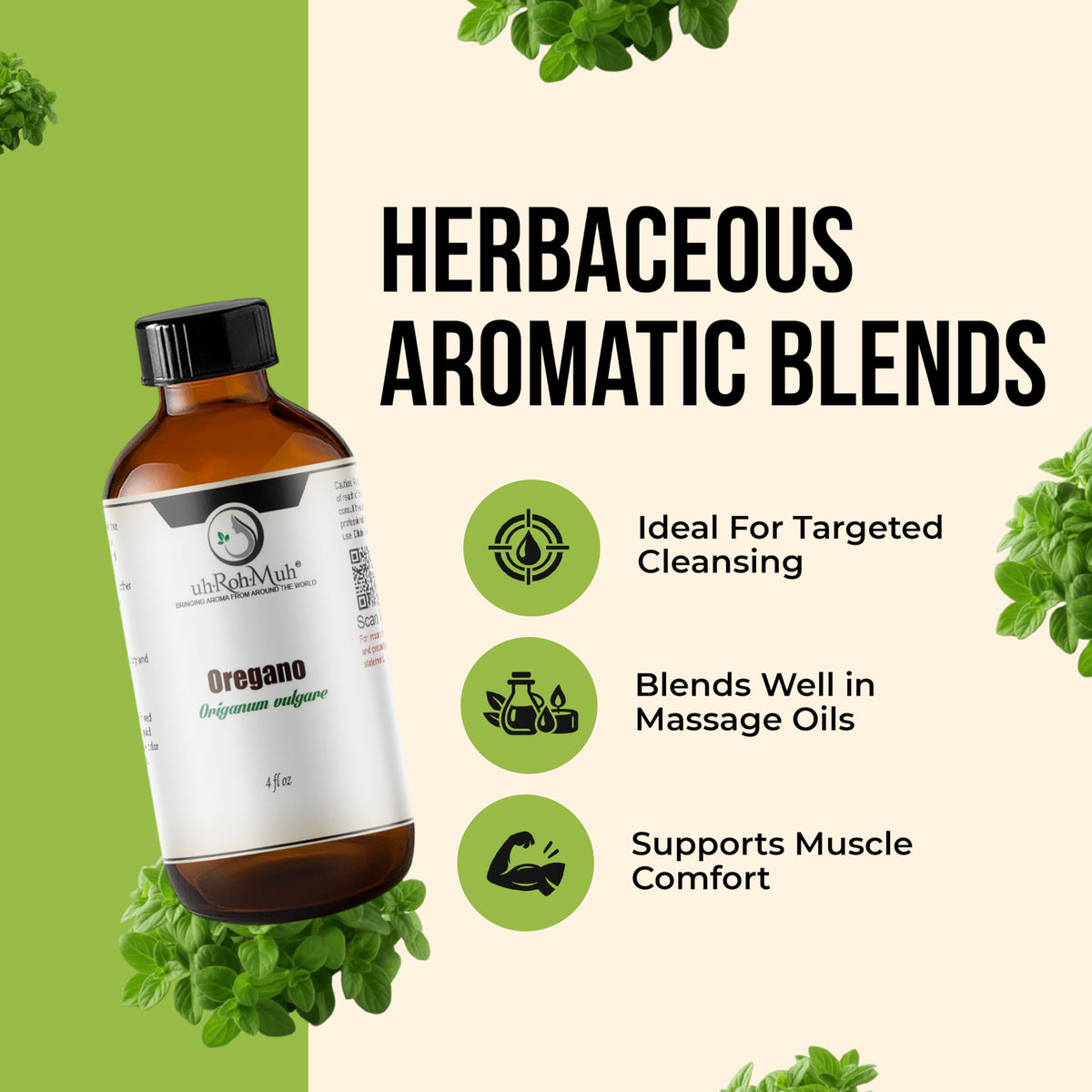 Steam Distilled Oregano Essential Oil 4 Fl Oz P26913