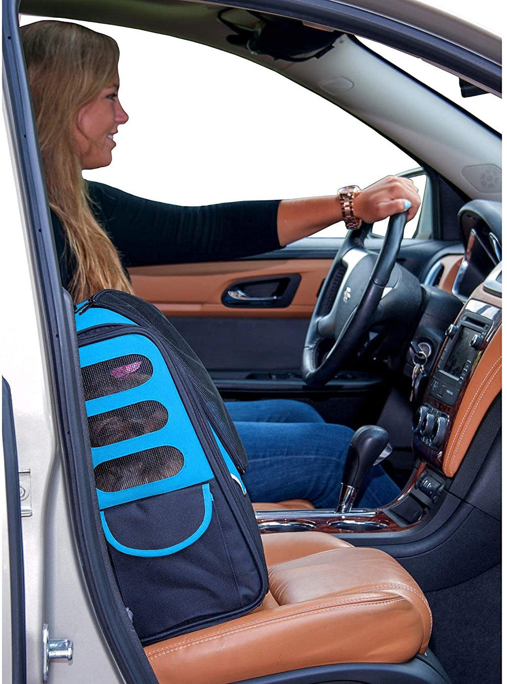 Ocean Blue Pet Backpack J3497