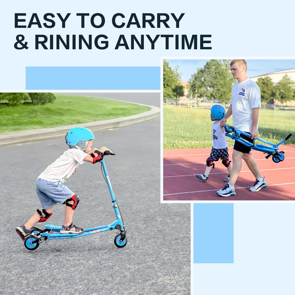 3 Wheels Drifting Scooter with Adjustable Height & Foldable H9968