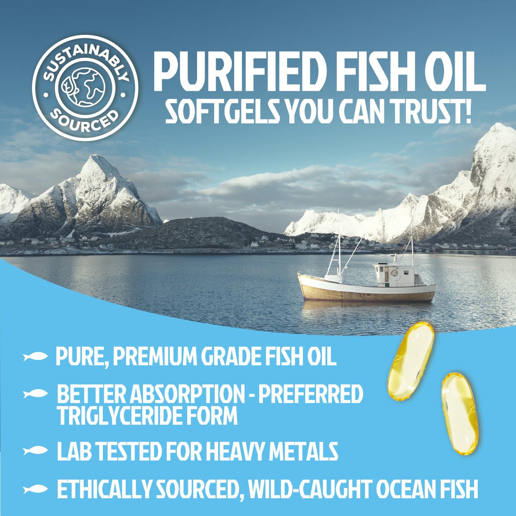 Omega 3 Fish Oil 2400mg Softgels R74200