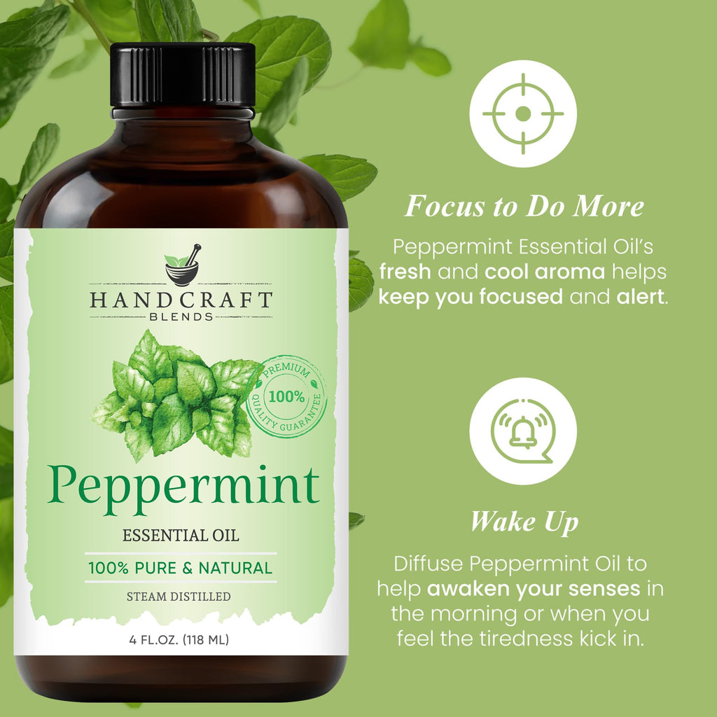 Lemon Peppermint Lavender Essential Oil Set 4 Fl. Oz E304