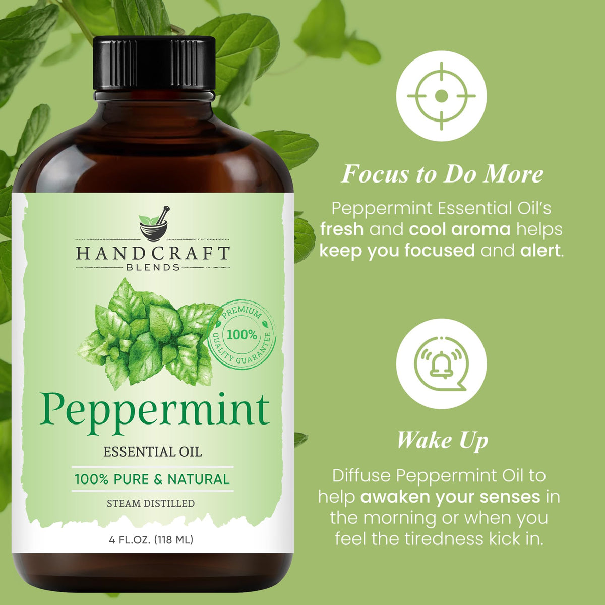 Lemon Peppermint Lavender Essential Oil Set 4 Fl. Oz E304