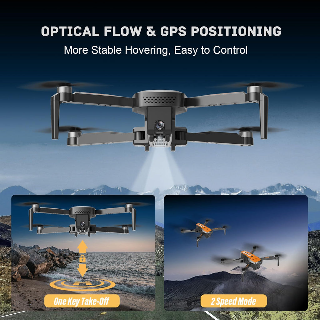 4K Camera Drone with GPS Auto Return Foldable 249g Z29398
