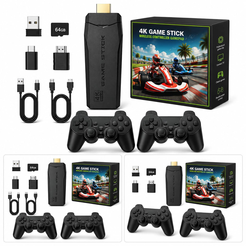 Retro Gaming Console 4K HDMI with 20,000+ Built-in Classic Video Games K35059