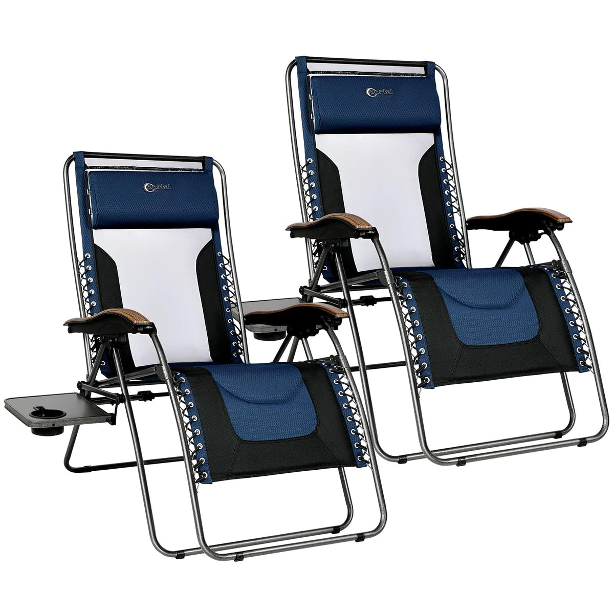 Oversized Mesh Zero Gravity Reclining Patio Chairs, 2 Pack I5719