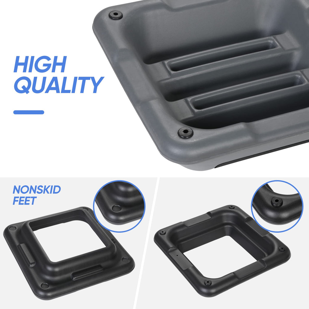 Height Adjustable Step Aerobic Platform with 4 Risers C5350