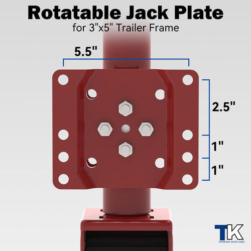 2000 lbs Swivel Trailer Jack with 8" Wheel R653