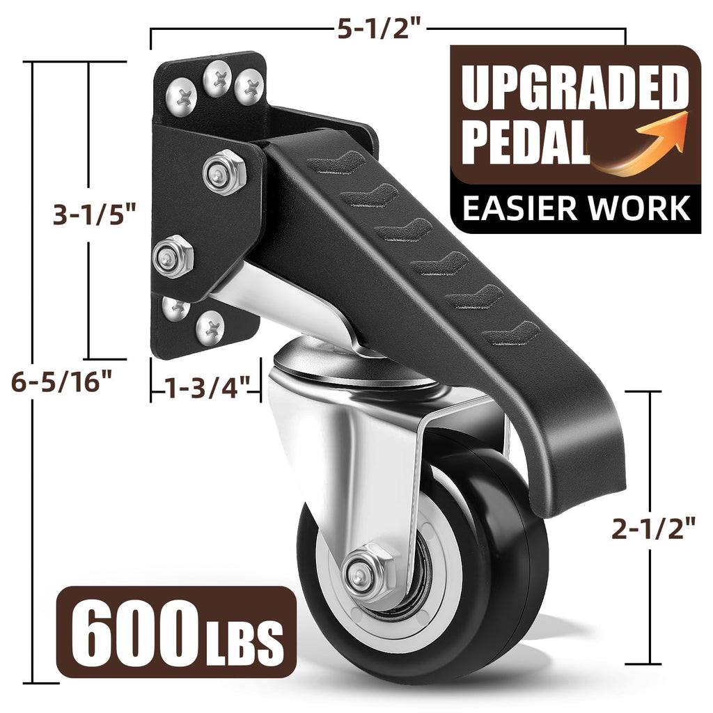 Workbench Casters Kit 600Lbs 4P D960