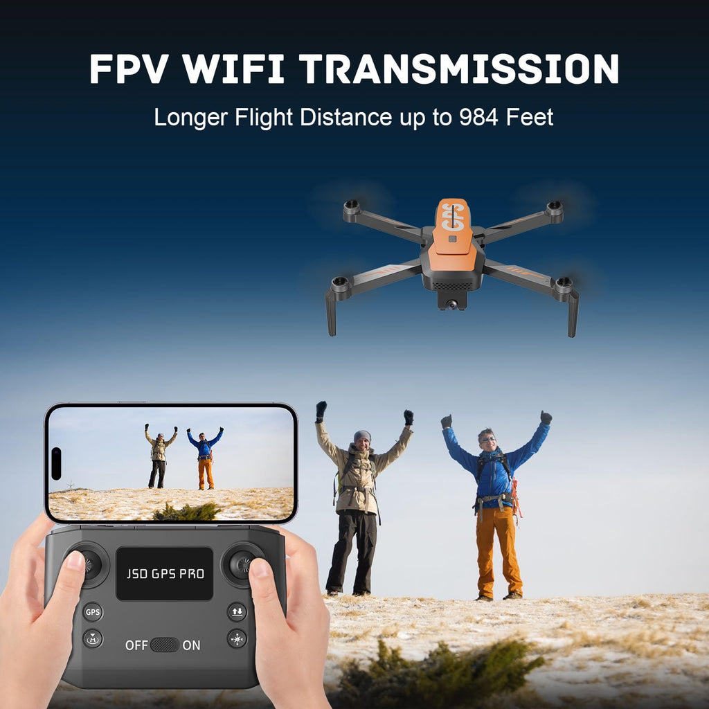 4K Camera Drone with GPS Auto Return Foldable 249g Z29398