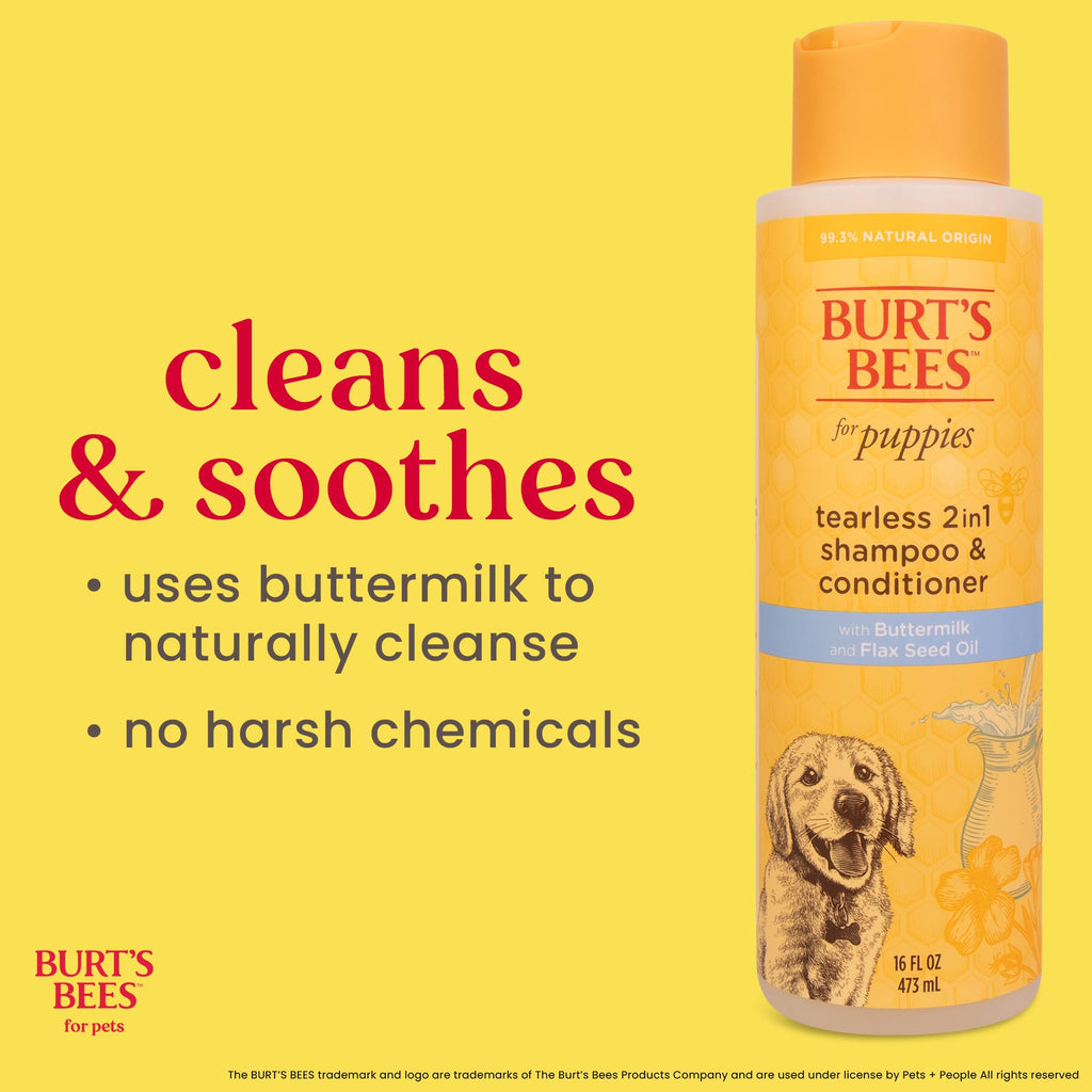 Tearless Puppy Shampoo & Conditioner with Buttermilk, 16 Fl Oz X35029