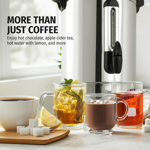 100 Cup Stainless Steel Commercial Coffee Urn W39495